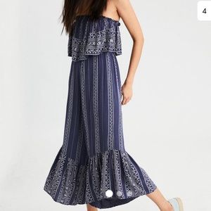 American Eagle Strapless Jumpsuit